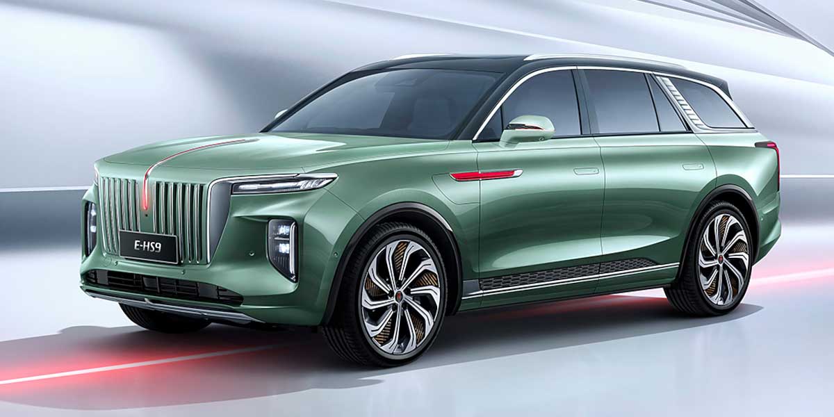 HongQi E-HS9 6 seats TOP Video Overview