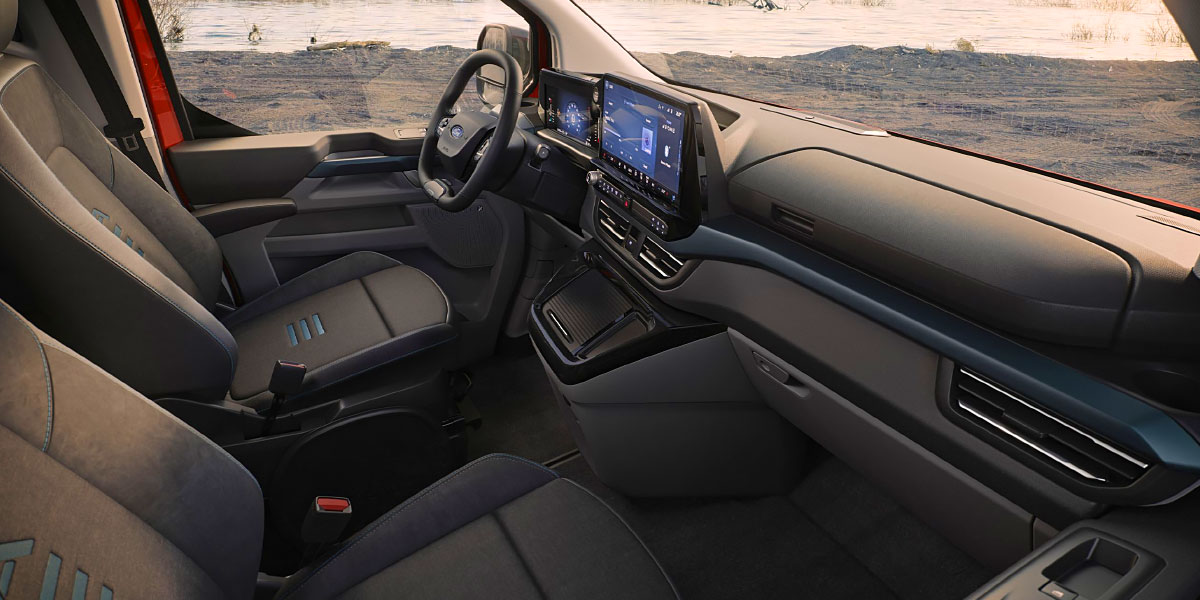 Ford E Tourneo Custom inside interior design cockpit