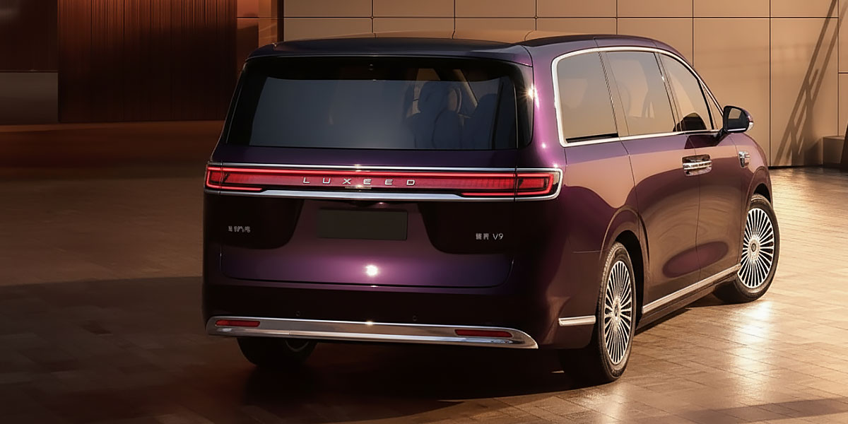 Luxeed V9 exterior design back view