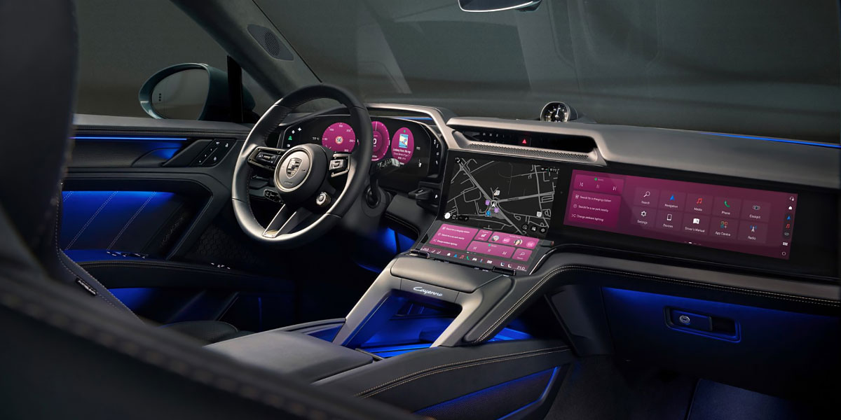 Porsche Cayenne Electric interior