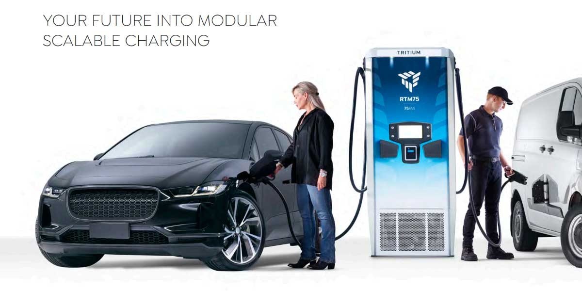Tritium 75kW DC fast charger Video Overview
