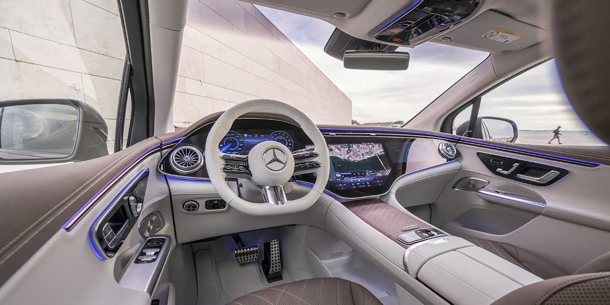 Mercedes EQE SUV 500 interior