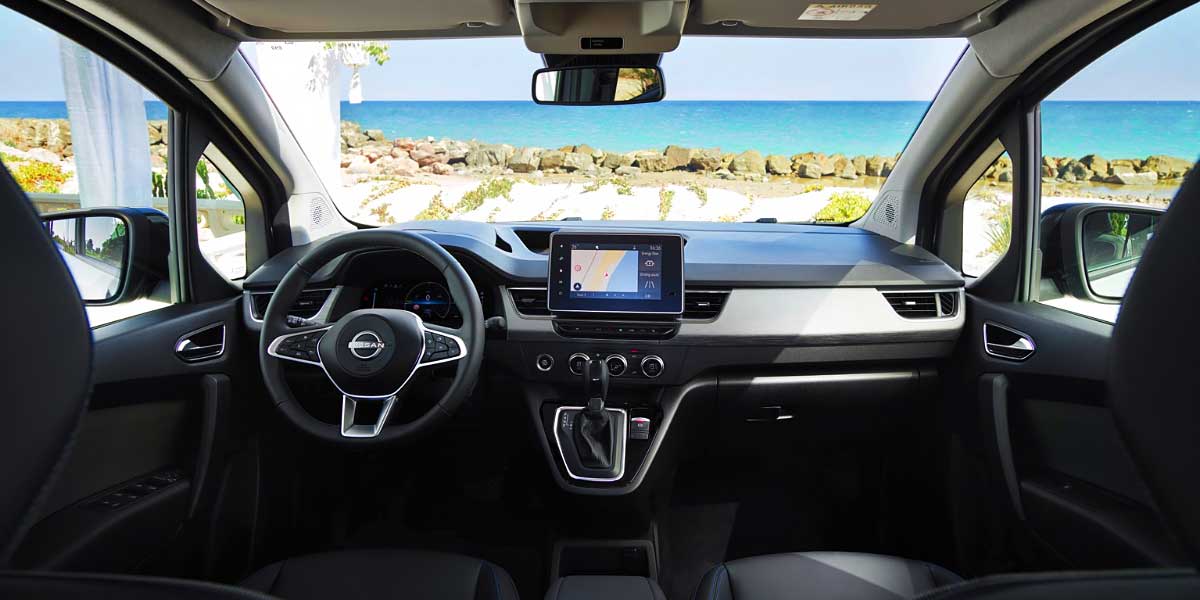 Nissan Townstar EV Passenger interior