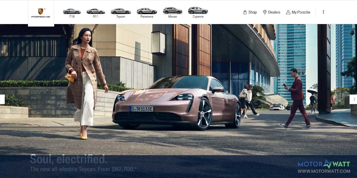 EV MANUFACTURER SITE PORSCHE