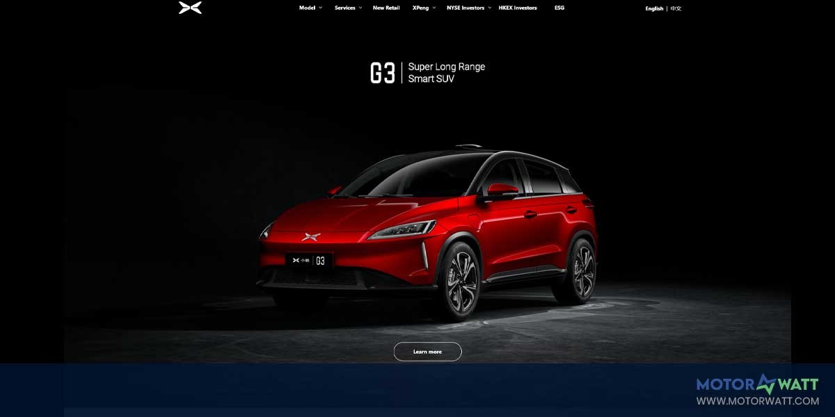 EV MANUFACTURER SITE XPENG