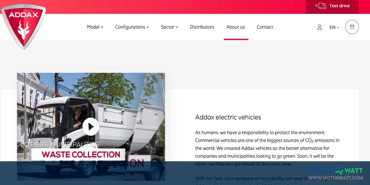 Addax Motors: Electric Trucks - EV Database
