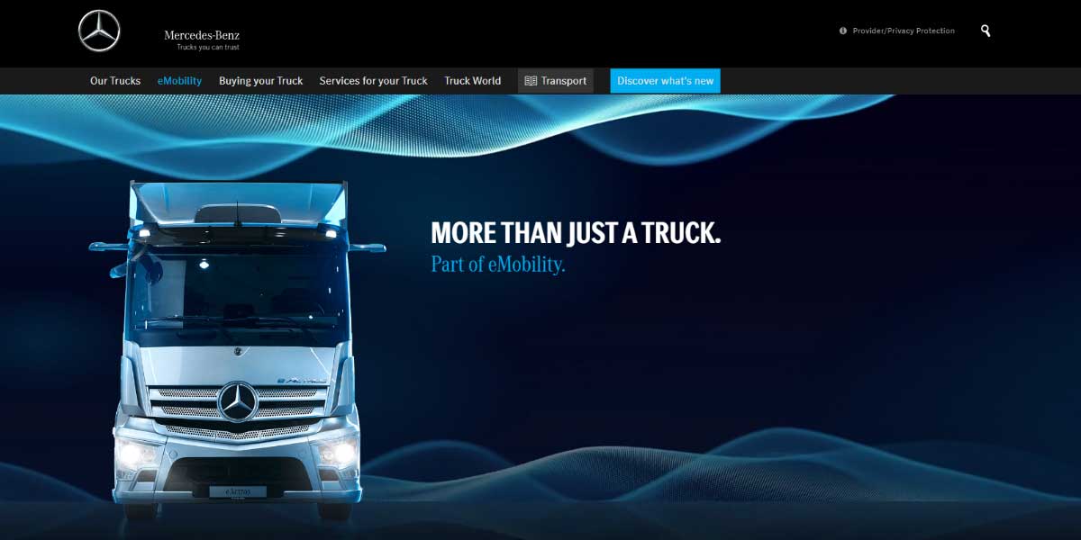 site Mercedes Benz Trucks