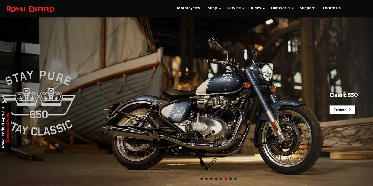 site Royal Enfield