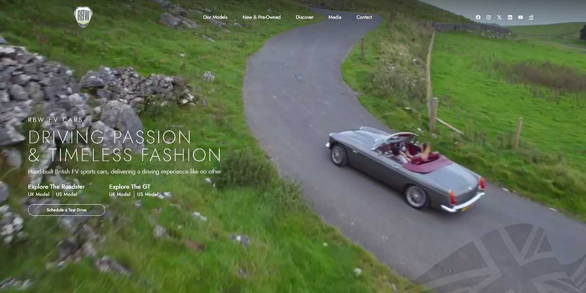 site RBW EV Cars