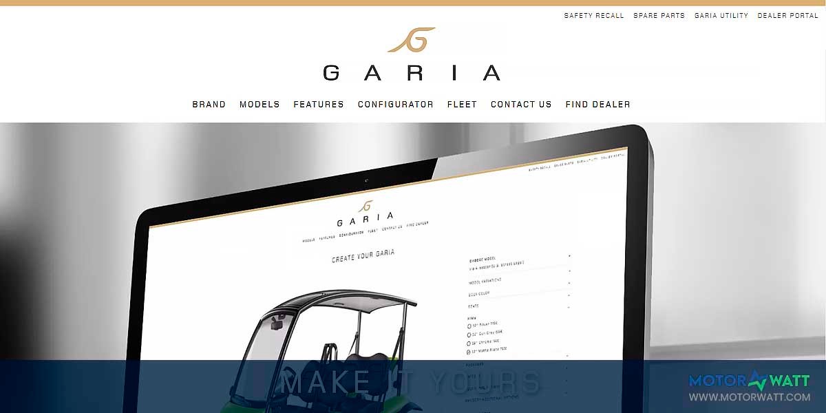 EV MANUFACTURER SITE GARIA