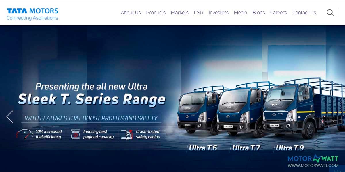 EV MANUFACTURER SITE Tata Motors