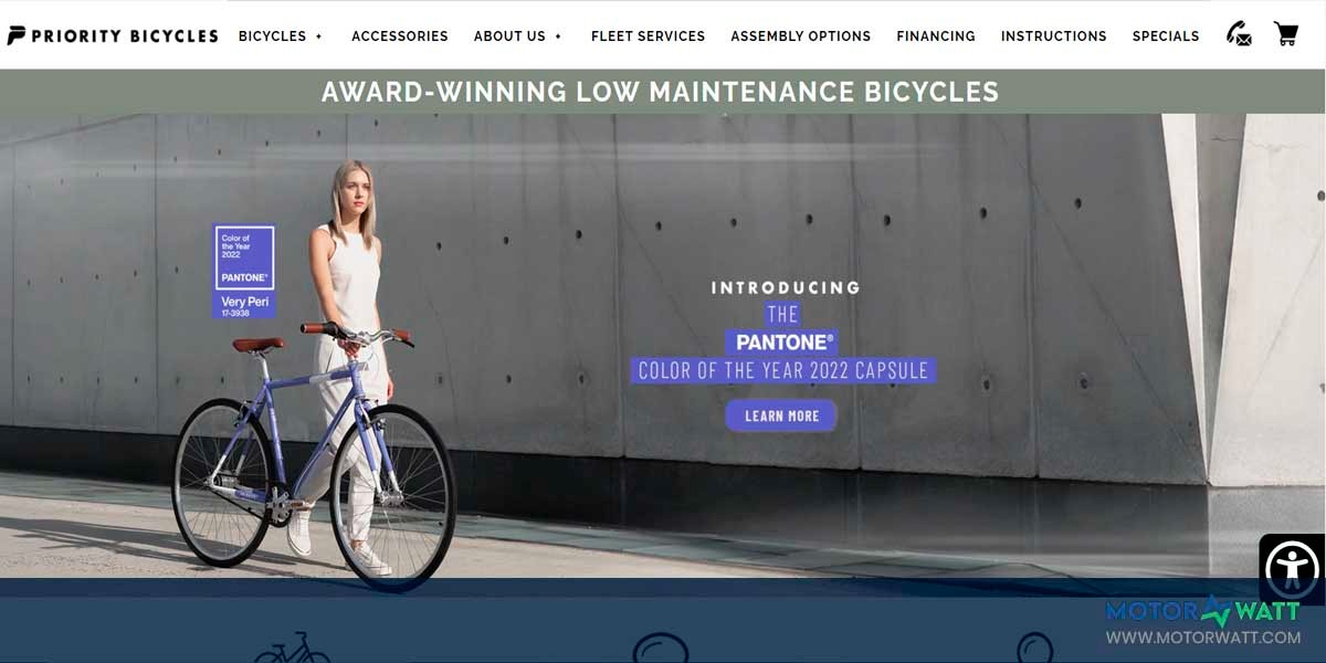 EV MANUFACTURER SITE Priority Bicycles