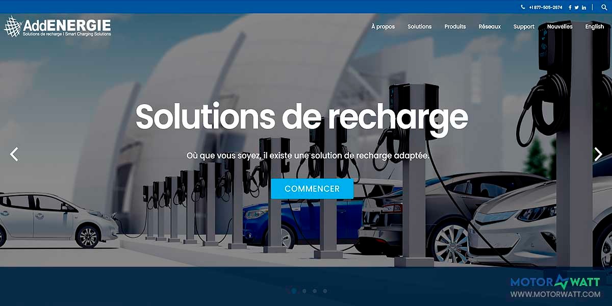 EV MANUFACTURER SITE Addenergie