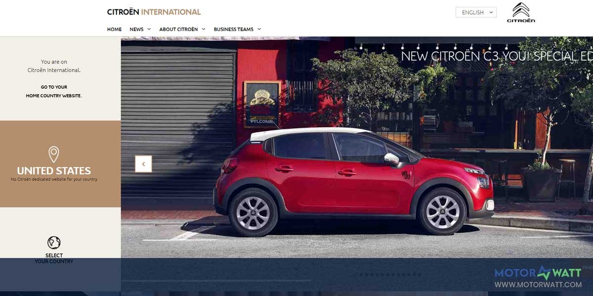 EV MANUFACTURER SITE CITROEN