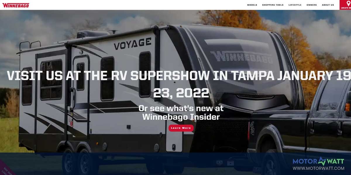 EV MANUFACTURER SITE Winnebago