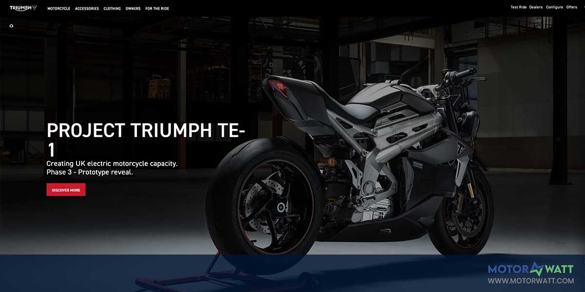 EV MANUFACTURER SITE Triumph