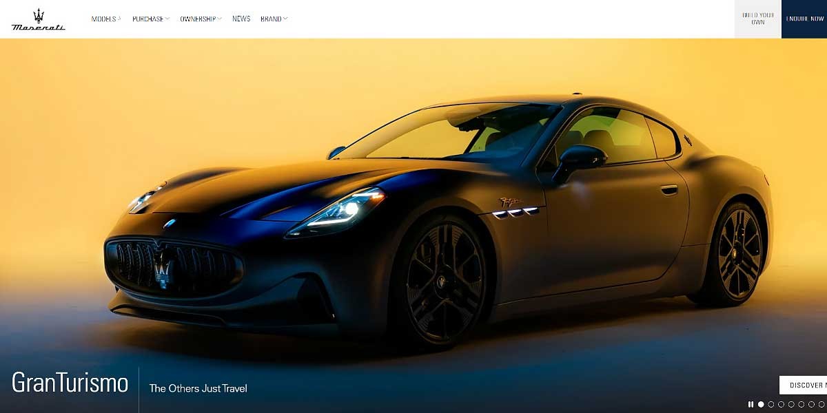 EV MANUFACTURER SITE Maserati